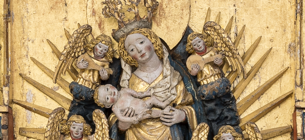 Billede af Jomfru Maria med Jesusbarnet