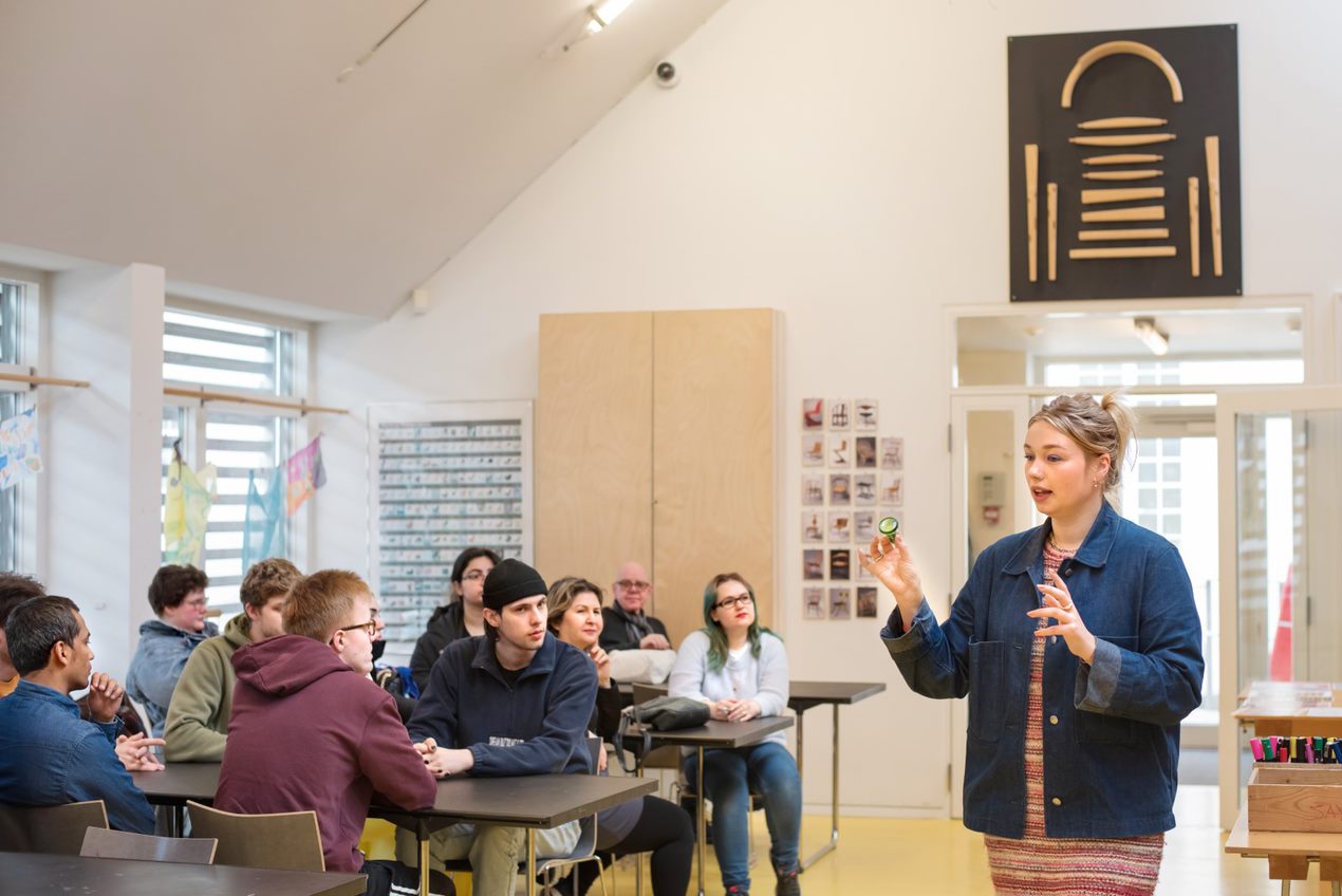 Lærerstuderende på Designmuseum Danmark