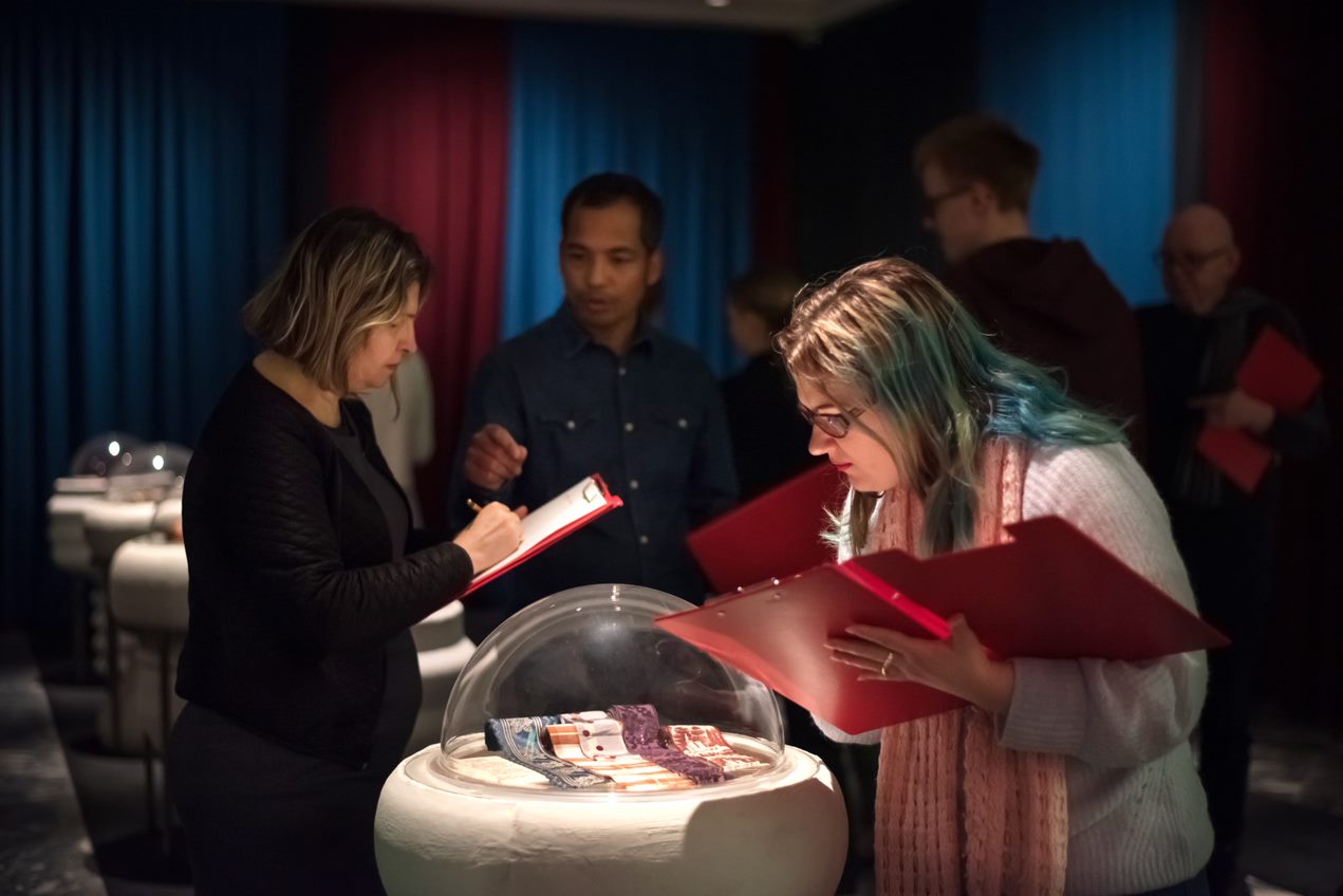 Lærerstuderende på Designmuseum Danmark