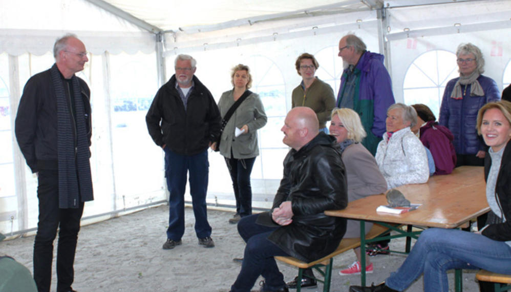 Poul Vestergaard ved indvielsen af nyt naturcenter Skoletjenesten undervisningstilbud