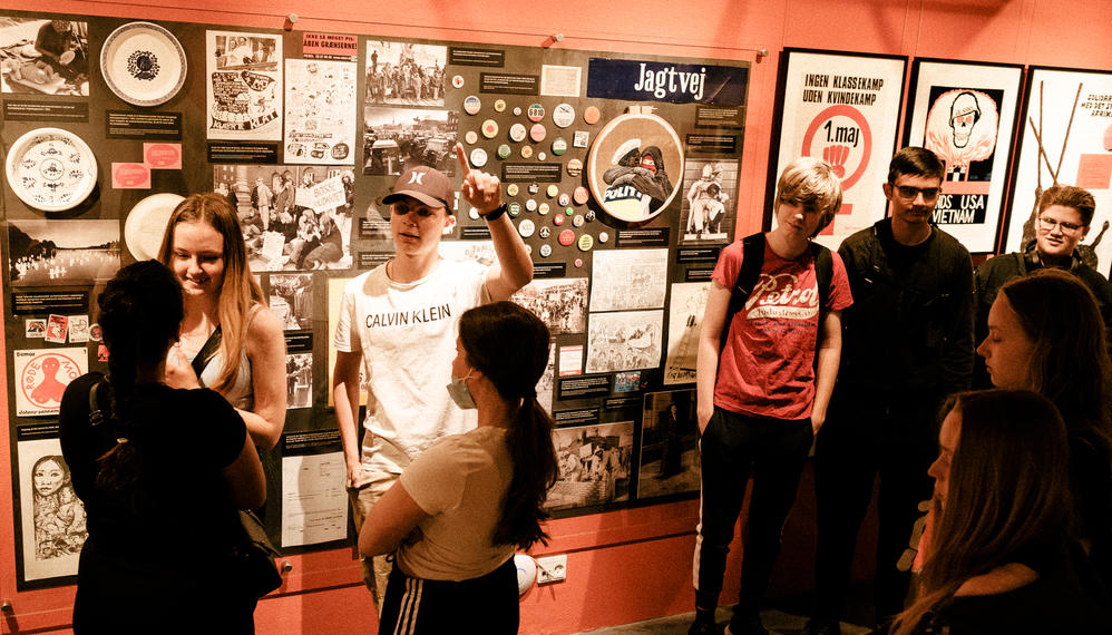 Elever på Arbejdermuseet, foto: Malthe Ivarsson 