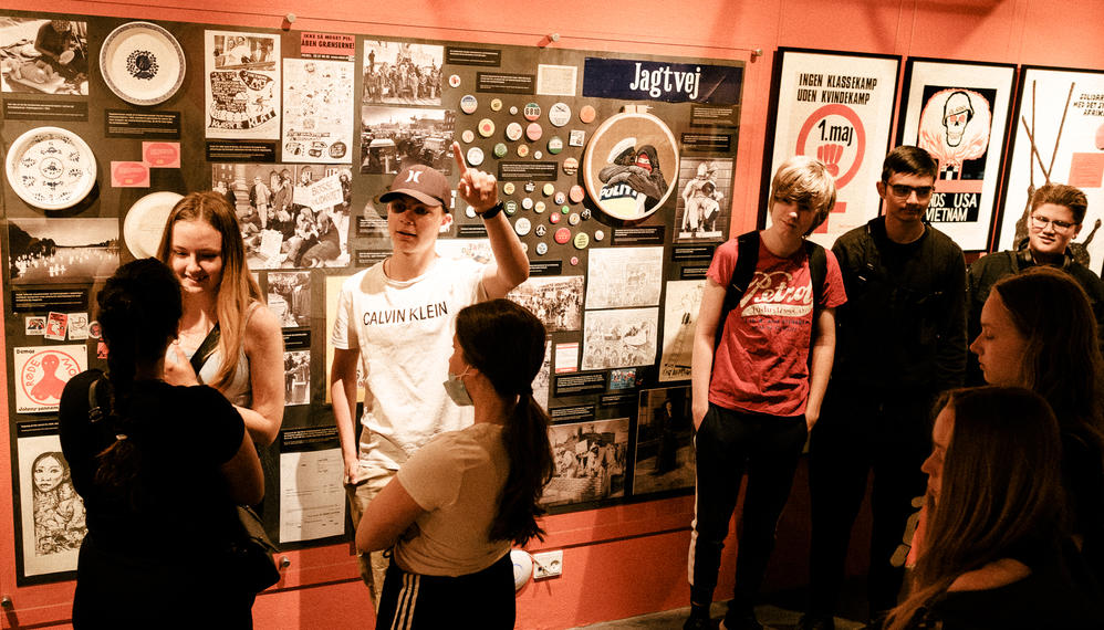 Elever på Arbejdermuseet, foto: Malthe Ivarsson