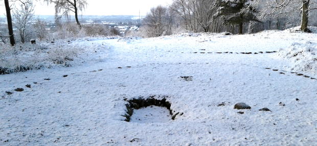 Skoleeleverne kan komme på rundvisning i Hvolris' arkæologiske område.