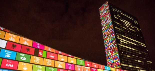 FN lancerer de 17 Verdensmål i New York