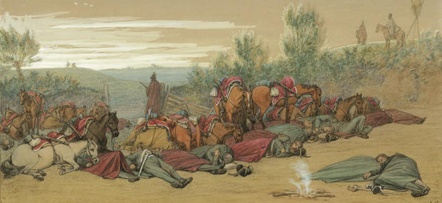 Feltvagt ved Hammelev, 1848