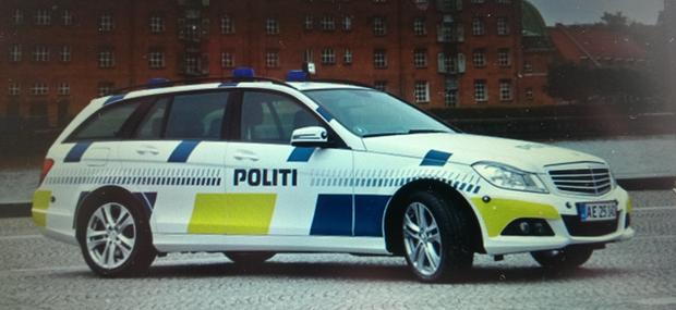 Politibil Sydøstjyllands politi