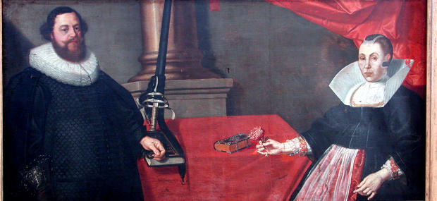 Borgmesterparret Christen van Ginchel og Sidsel Jørgensdatter var midt i 1600-tallet Aalborgs rigeste købmandspar.