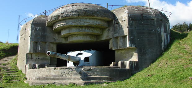 Kanonbunker på Kystmuseet Bangsbo Fort