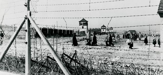  Koncentrationslejren Buchenwald i Tyskland. I lejren sad de danske politibetjente, der arresteredes d. 19. september 1944.