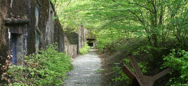 Kommandobunkerne i Luftwaffes hovedkvarter i Skanderborg.