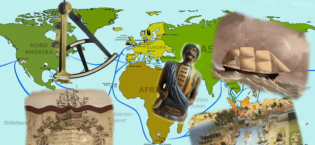 Vi skal møde inderen fra Calcutta, piraterne i Mideelhavet og navigere rundt på verdenshavene