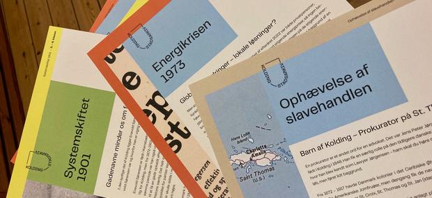 Jellingstenen i et Koldingperspektiv, hvordan gør man det? Bestil forløbene og tjek det ud.