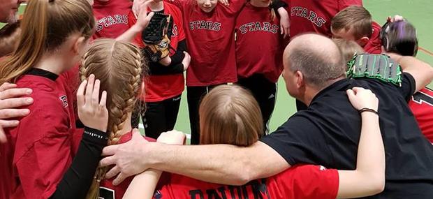 Holdbillede af spillere fra Egedal Softball Klub.