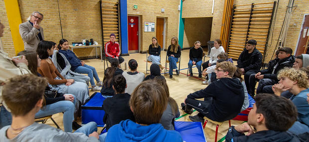 Billede fra drama forløb
