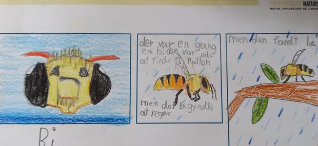 Eksempel på en hjemmelavet tegneserie