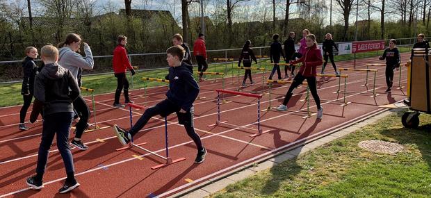 Atletik med skoleklasse