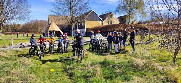 Mountainbike på Fredensborg Naturskole