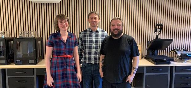 makerspace teamet står klar til at tage i mod gæster