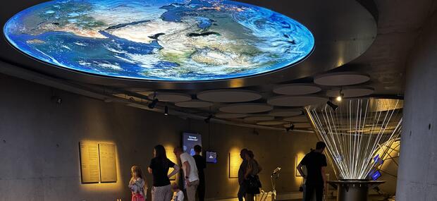 Fra udstillingen Rummet T/R, i Planetarium