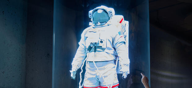 Fra udstillingen Rummet T/R, i Planetarium