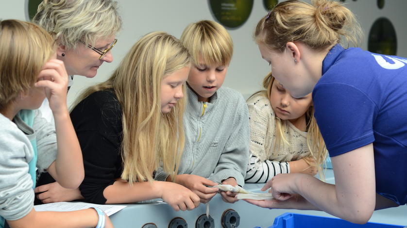 Undervisning på Den Blå Planet