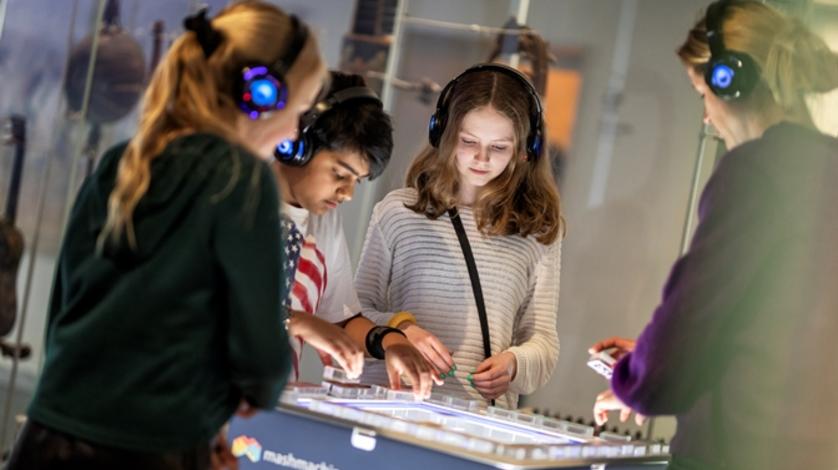 Elever på Musikmuseet