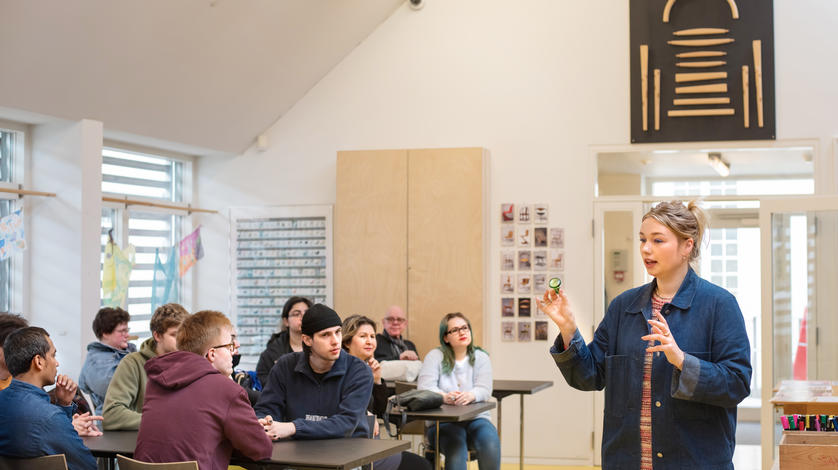 Lærerstuderende på Designmuseum Danmark