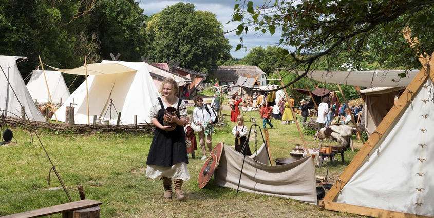 Sagnlandet Lejre Vikingeområdet Fredsbjerg Skoletjenesten undervisningstilbud