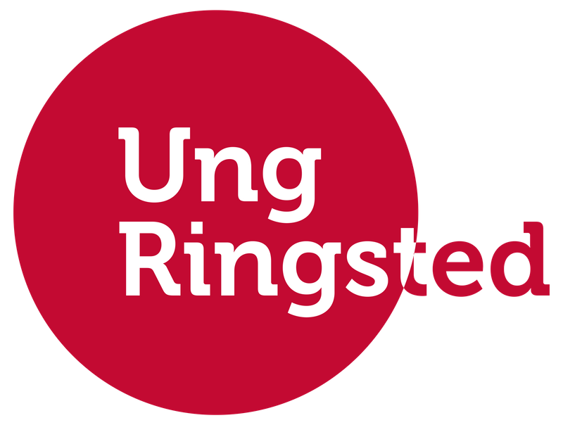 Logo hvor der står Ung Ringsted.