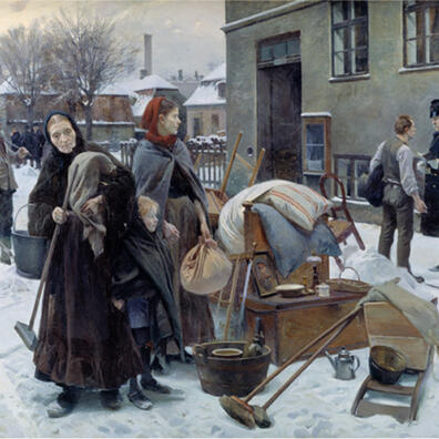 Erik Henningsen (1855-1930), Sat ud, 1892