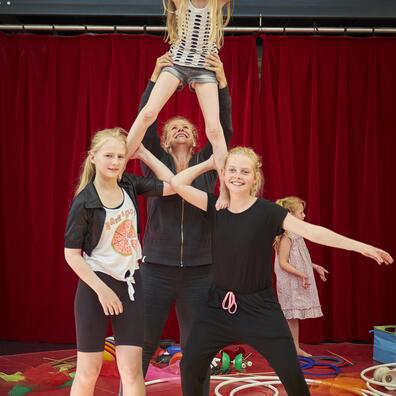 Akrobatik på Cirkusmuseet