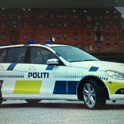 Politibil Sydøstjyllands politi