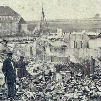 Sønderborg i ruiner