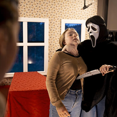 Gyserscene optages i Studie 3.