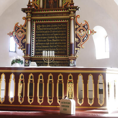 Billede af alteret til jagten på den glemte viden