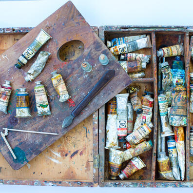 Karen Blixens malerkasse