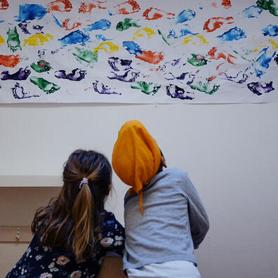 Udstilling i børnehaven