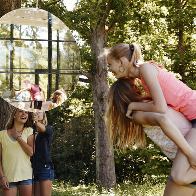 Værk af Jeppe Hein. Foto: Andreas Omvik