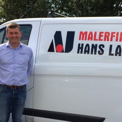 Malerfirmaet Hans Larsen kører over hele Sjælland