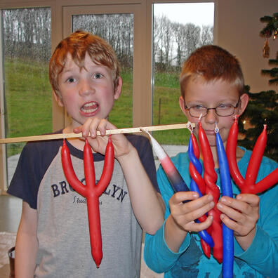 Der er mulighed for at udvise stor kreativitet, når man laver sine egne lys.