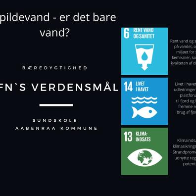 Spildevand og FN`s Verdensmål