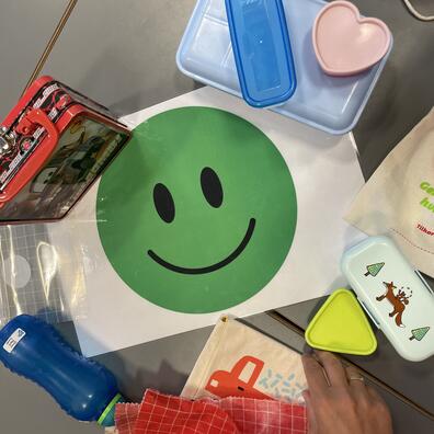 Bæredygtige materialer i madpakken. 