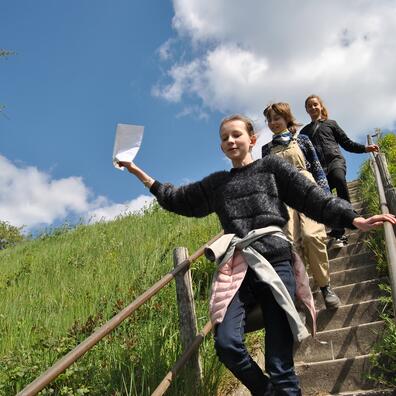 Elever på Kastrupfortet
