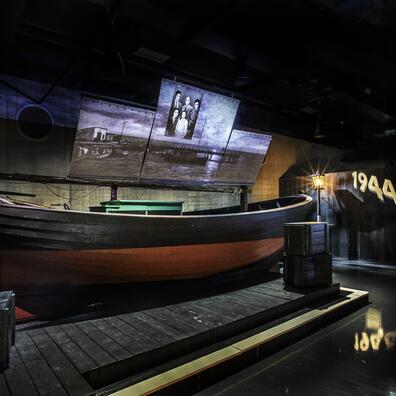 Båden Ternen der blev brugt ved jødernes flugt. 