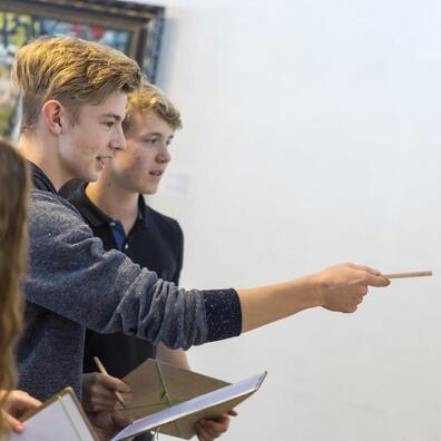 Guidet tur på Museum Jorn for ungdomsuddannelser