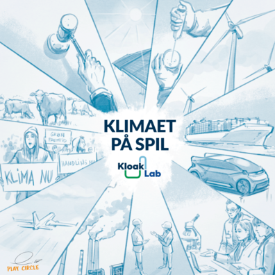 Illustrationer af de mange forskellige emner og fokusområder der er i Klimaet på spil
