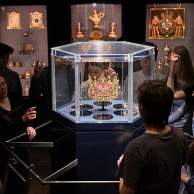 Christian 4.s krone i skatkammeret på Rosenborg