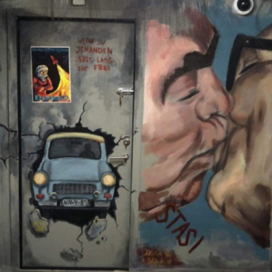 Billede taget indvendigt fra UngRingstes Escape room.