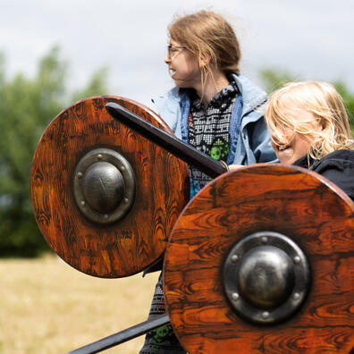 Glade børn, klar til kamp