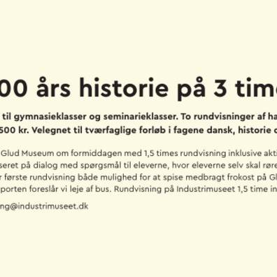400 års historie på tre timer
